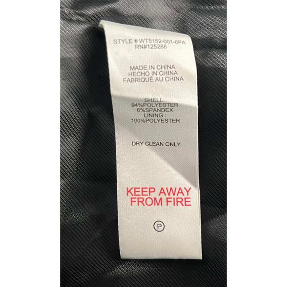 JASON WU Black Blazer Dress 3 Button Back Zip NWT $395 - Picture 12 of 12